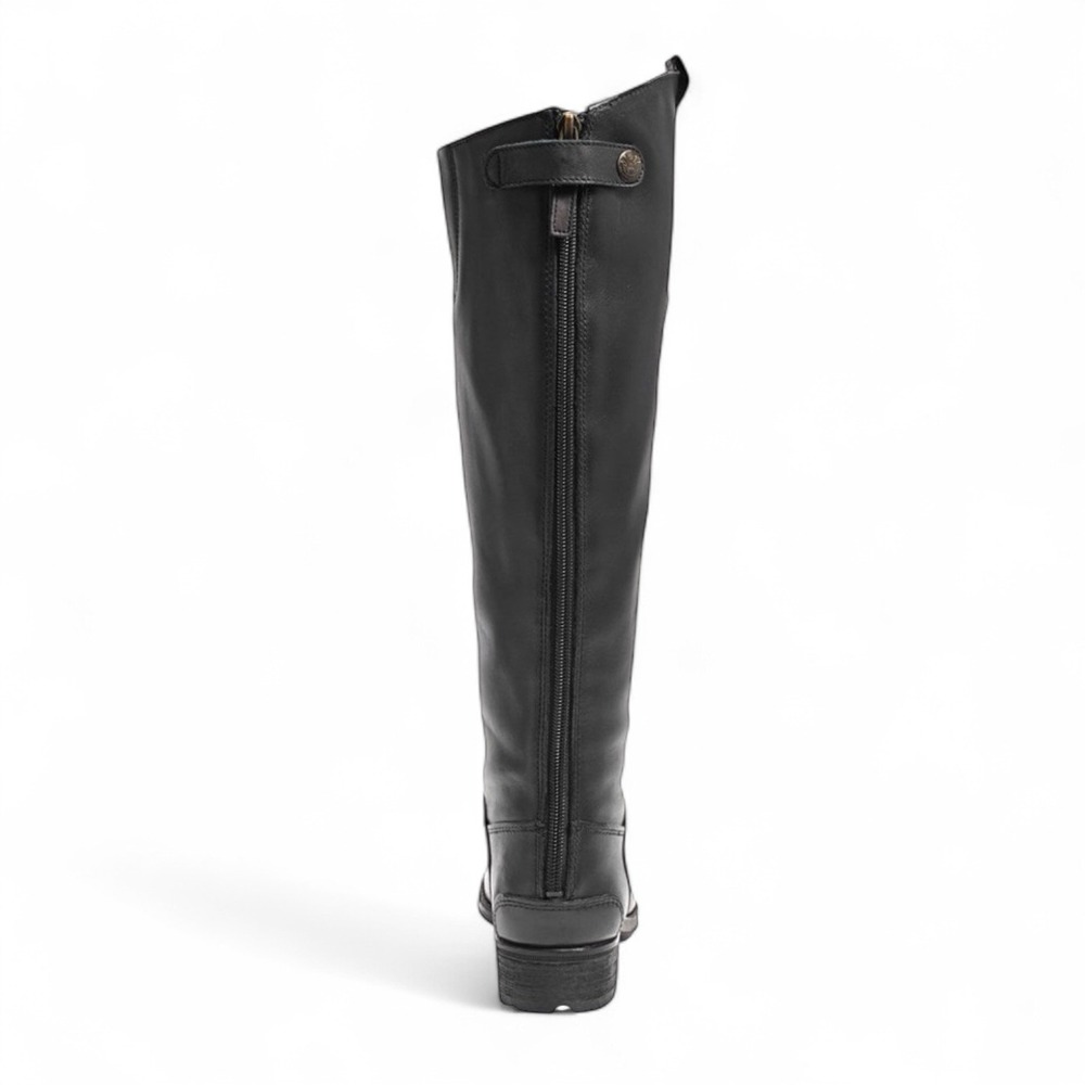 Sam Edelman Women's Penny 2 Black Leather Knee Riding Boots Size 6 - Picture 5 of 11